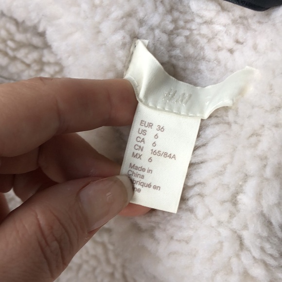 H&M Divided Faux Leather/FurBiker Jacket - Picture 9 of 11